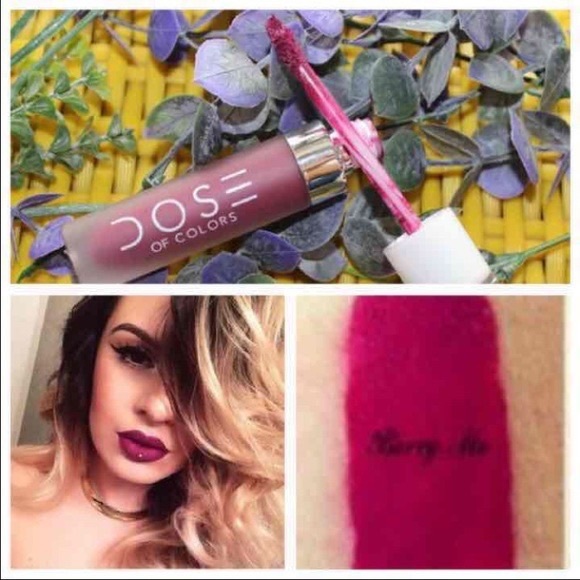 DOSE OF COLORS "BERRY ME" MATTE LIQUID LIPSTICK - Picture 7 of 7